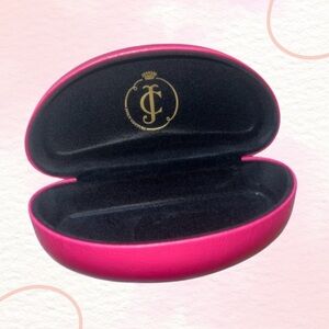 Juicy Couture Pink Hard Shell Sunglasses Case